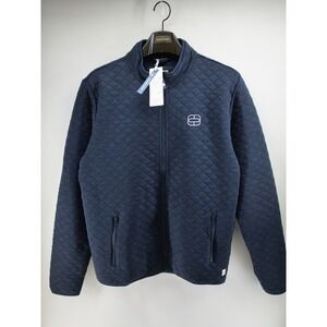 Marine Layer Corbet Full‎ Zip Jacket in Navy NWT Large Regular $148